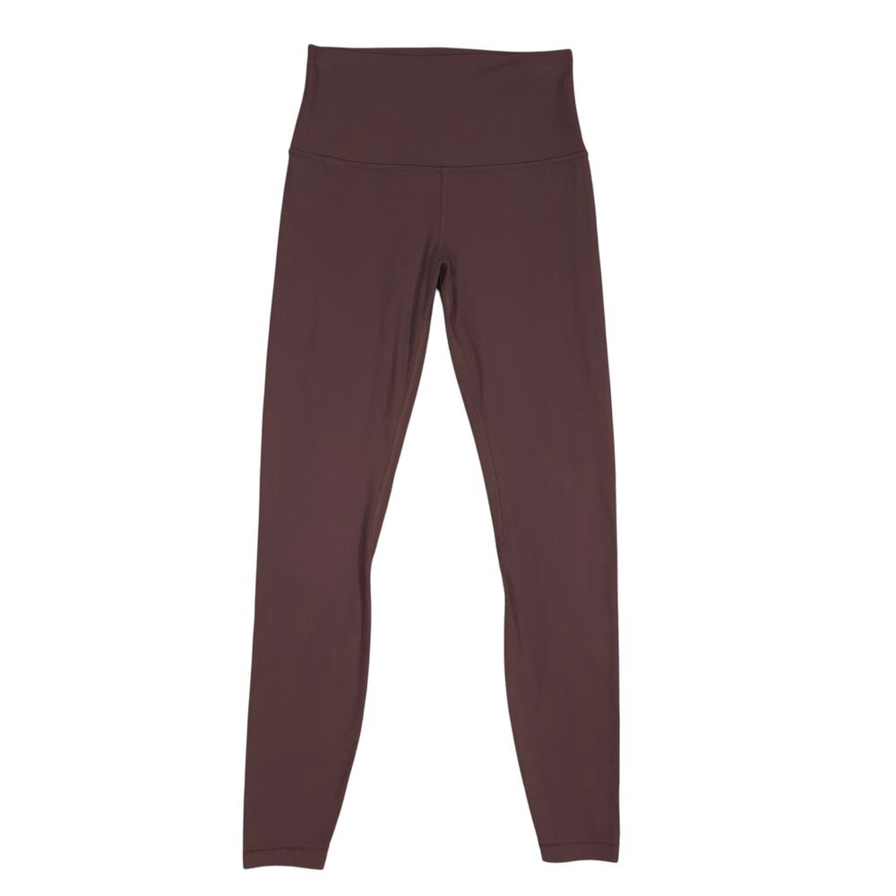 Lululemon Align Ribbed High-Rise Pant 28" Espresso Sz 6